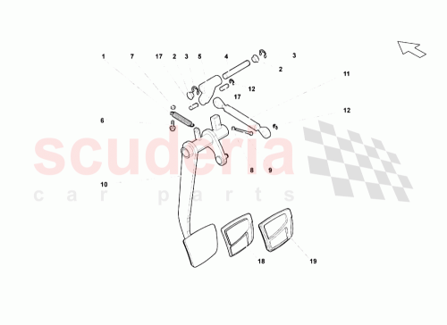 Part Diagram for Lamborghini 400721363A
