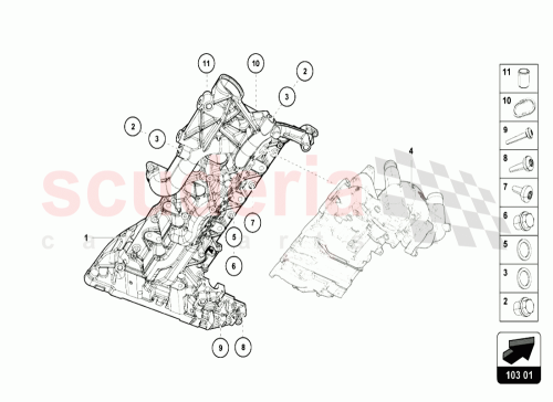 Part Diagram for Lamborghini N02970104