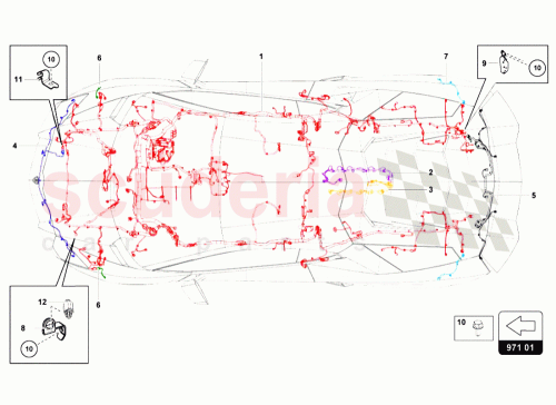 Part Diagram for Lamborghini 470971104A
