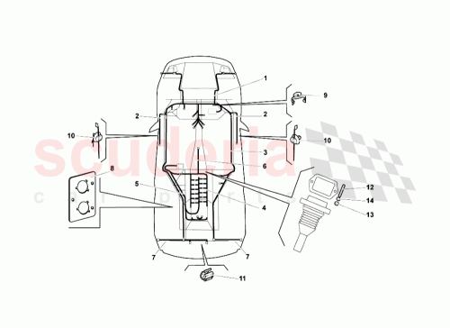Part Diagram for Lamborghini 417971135N
