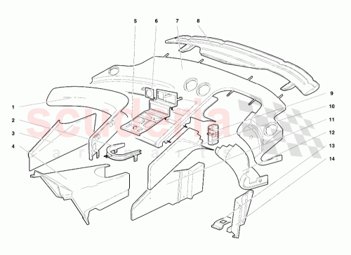 Part Diagram for Lamborghini 009414109