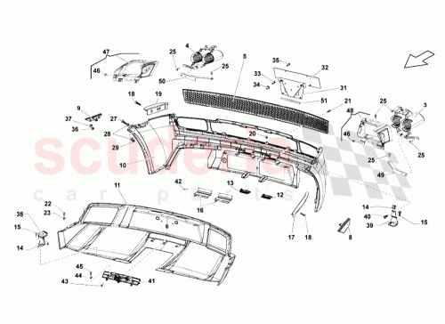 Part Diagram for Lamborghini 400807527E