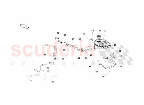 Part Diagram for Lamborghini 407121107