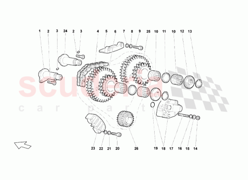 Part Diagram for Lamborghini WHT003026