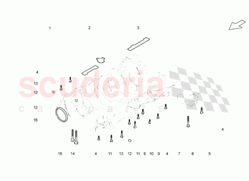 Part Diagram for Lamborghini 07L103051D