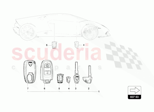 Part Diagram for Lamborghini 4T1898374CTKE