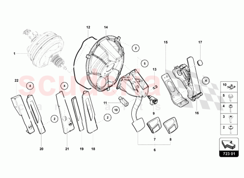Part Diagram for Lamborghini 470721531B