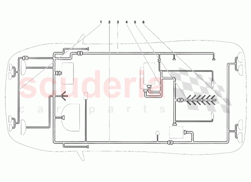 Part Diagram for Lamborghini 006136112