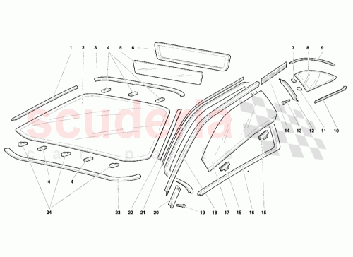 Part Diagram for Lamborghini 0072010206