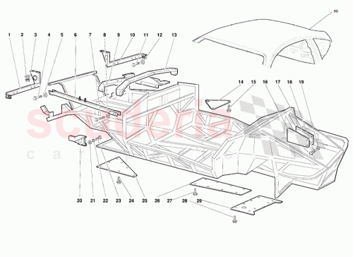 Part Diagram for Lamborghini 009411503