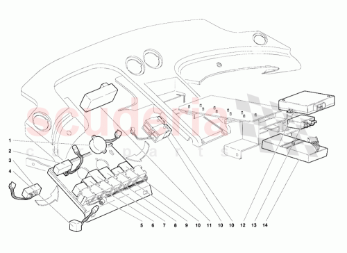 Part Diagram for Lamborghini 006031684