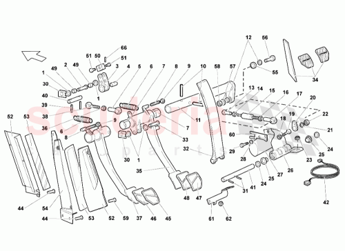 Part Diagram for Lamborghini 413721325