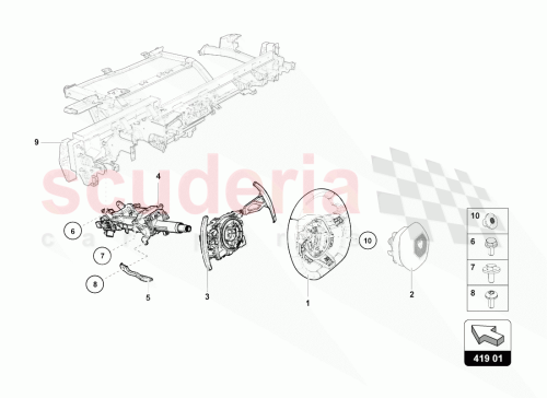 Part Diagram for Lamborghini 4T0419091BE