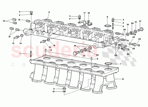 Part Diagram for Lamborghini 008300662