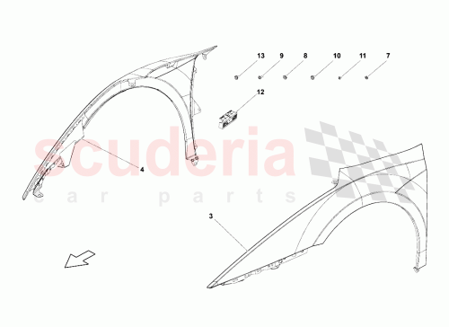 Part Diagram for Lamborghini 407817101