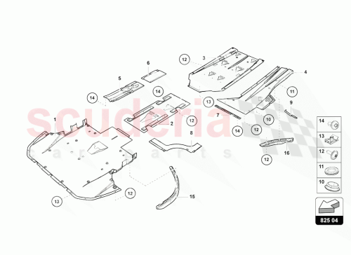 Part Diagram for Lamborghini 470801137A