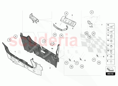 Part Diagram for Lamborghini 470854903C