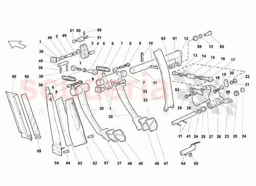 Part Diagram for Lamborghini 413721145B