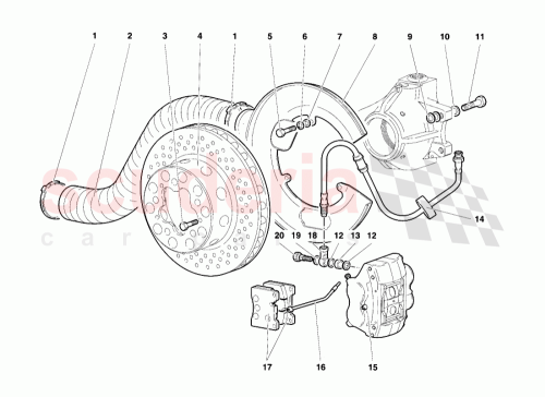 Part Diagram for Lamborghini 003135599