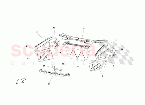 Part Diagram for Lamborghini 410806761