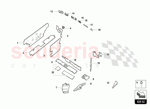 Part Diagram for Lamborghini 4T0863666A