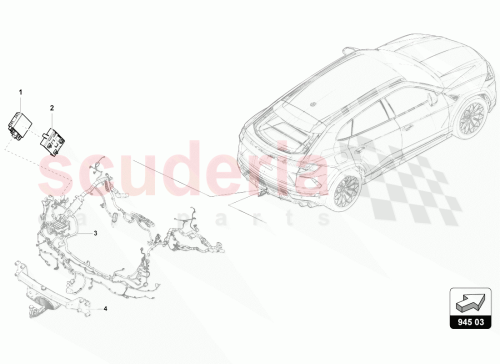 Part Diagram for Lamborghini 4M8907297A