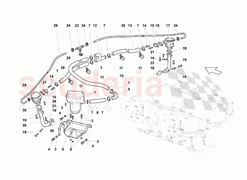Part Diagram for Lamborghini N90638102