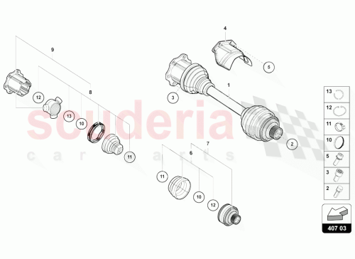 Part Diagram for Lamborghini N90415405