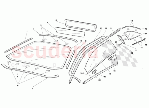 Part Diagram for Lamborghini 009418101