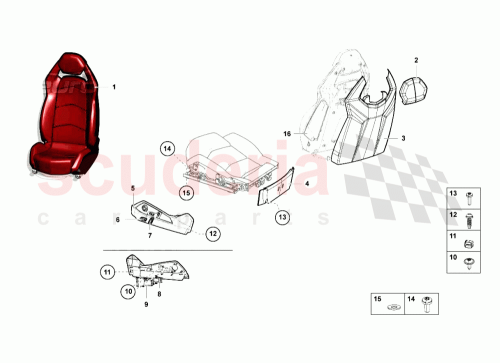 Part Diagram for Lamborghini 8K0959816