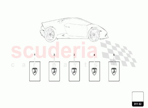 Part Diagram for Lamborghini 4T8012714AC