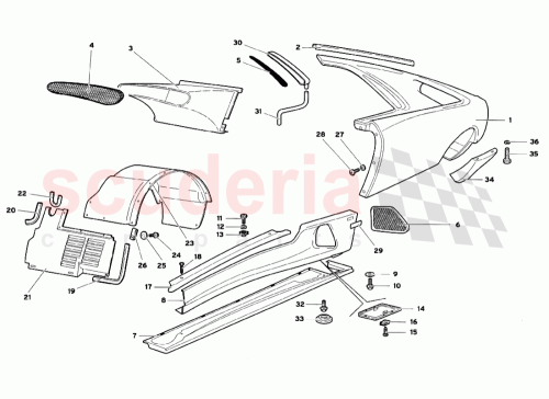Part Diagram for Lamborghini 009911501