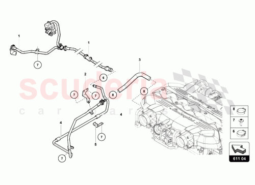 Part Diagram for Lamborghini 471611931B