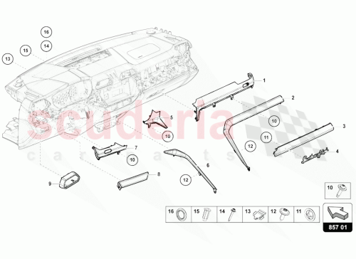 Part Diagram for Lamborghini N10810301