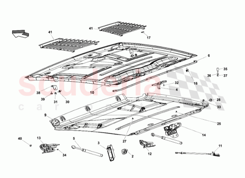 Part Diagram for Lamborghini 400827015B