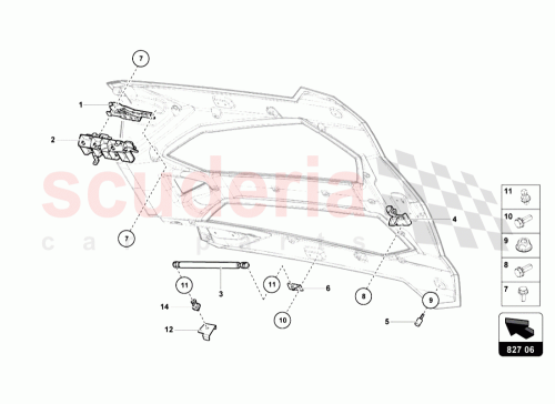 Part Diagram for Lamborghini 475827394C