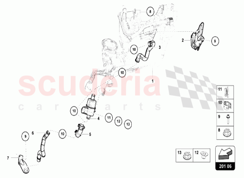 Part Diagram for Lamborghini 1K0129734B