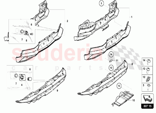 Part Diagram for Lamborghini 470919824B