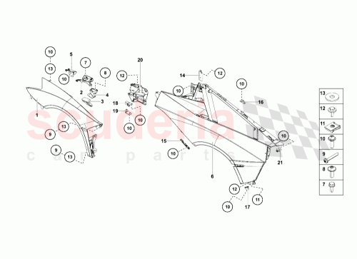 Part Diagram for Lamborghini 470853587
