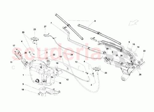Part Diagram for Lamborghini 401955458