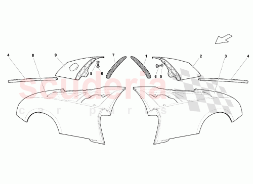 Part Diagram for Lamborghini 418809954