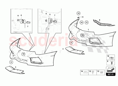 Part Diagram for Lamborghini 470807869A