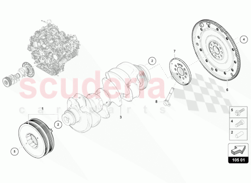 Part Diagram for Lamborghini N90774002