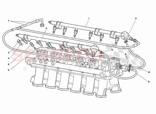 Part Diagram for Lamborghini 0013004792
