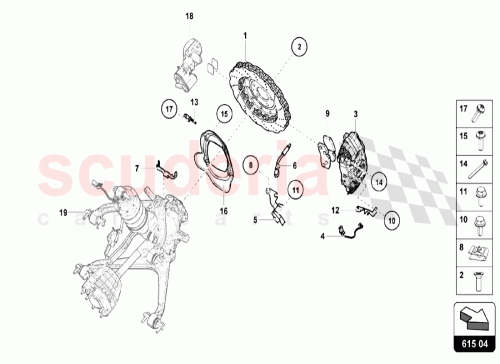 Part Diagram for Lamborghini 4T0615406AC