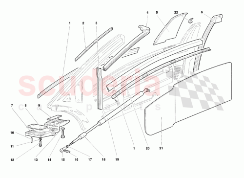 Part Diagram for Lamborghini 0072001686