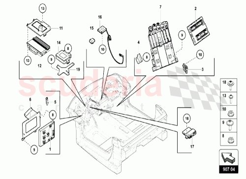 Part Diagram for Lamborghini 8K0907064KM