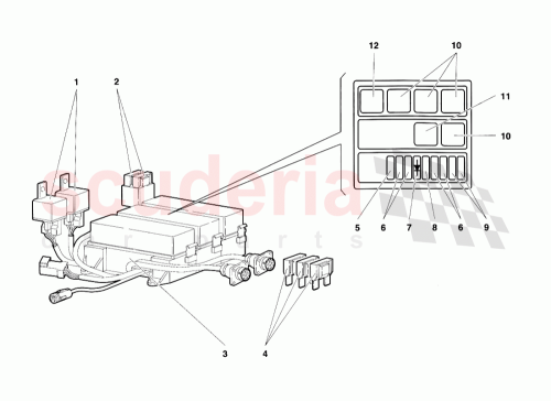 Part Diagram for Lamborghini 006038102