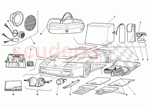 Part Diagram for Lamborghini 005935217
