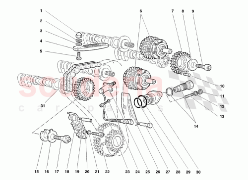 Part Diagram for Lamborghini 008700605